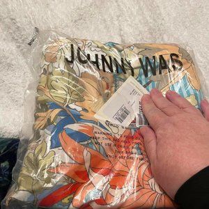 Johnny Was Beach Blanket and carrying case